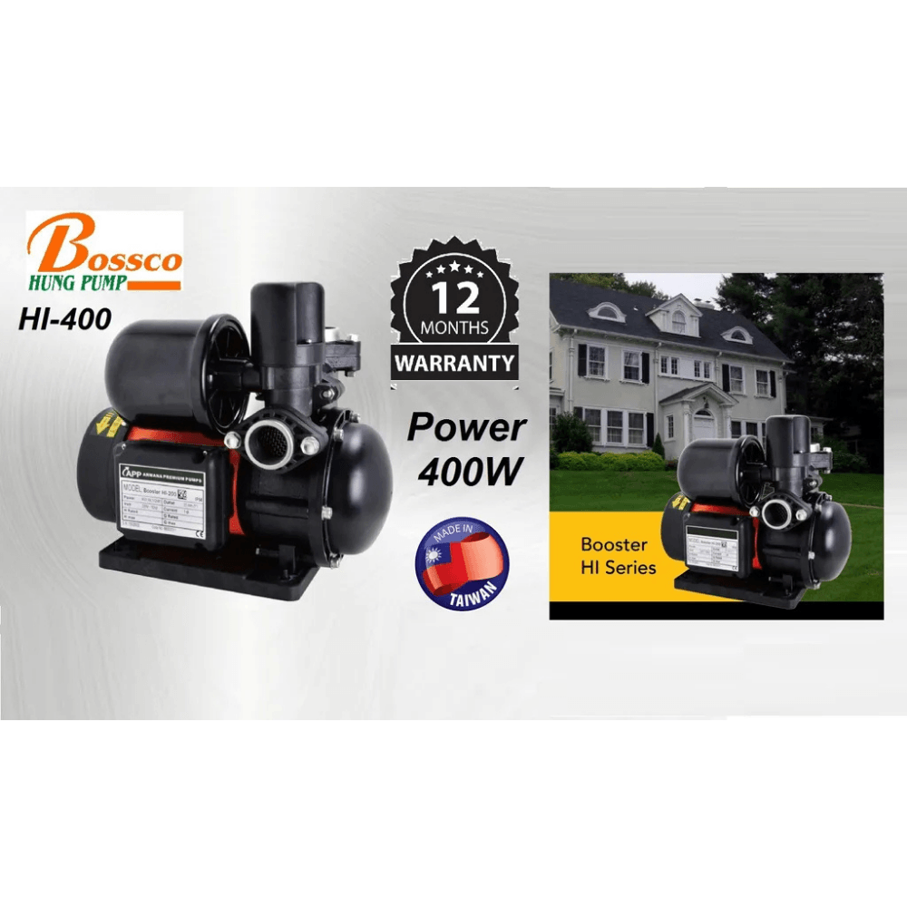 Eco Damai-Products-Bossco Taiwan 400W HI-Intelligent Silent Pressure Booster Pump-2