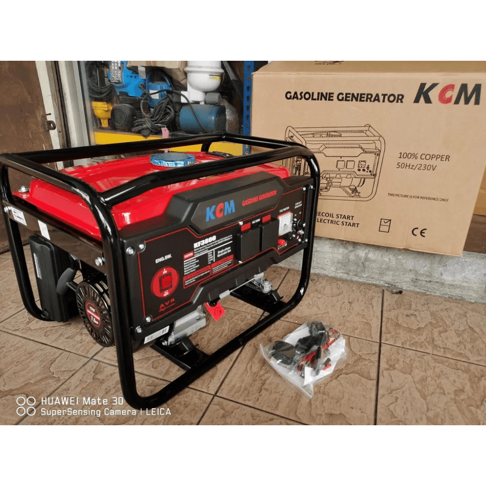 Eco Damai-Products-KCM KF3800 Portable 4-Stroke Gasoline Generator 3,100W 230V-2