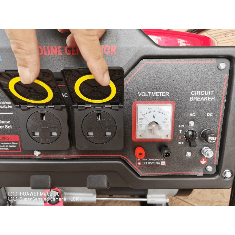 Eco Damai-Products-KCM KF3800 Portable 4-Stroke Gasoline Generator 3,100W 230V-3