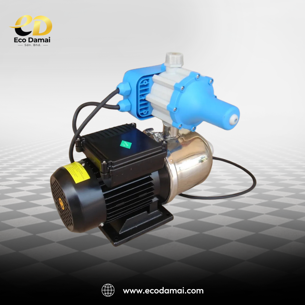 ecodamai-B.G. Reich 0.75HP Automatic Stainless Steel Multi-Stage Centrifugal Pump-2