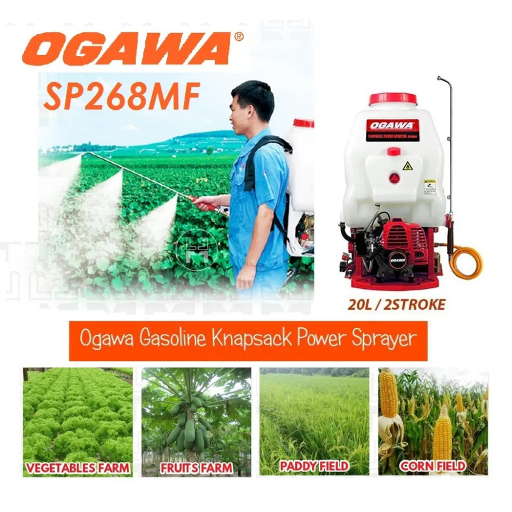 ecodamai-Ogawa SP268MF 20-Litre Agriculture BackPack Power Sprayer-2