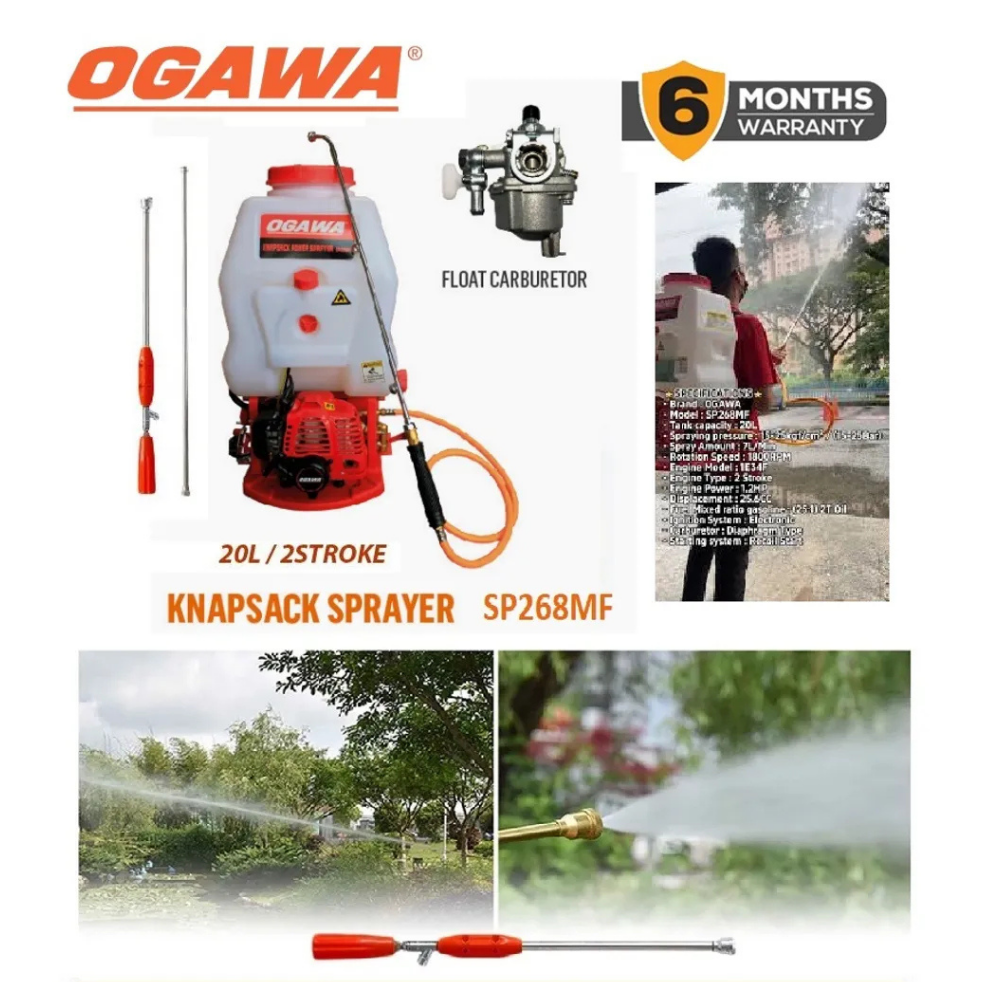 ecodamai-Ogawa SP268MF 20-Litre Agriculture BackPack Power Sprayer-4