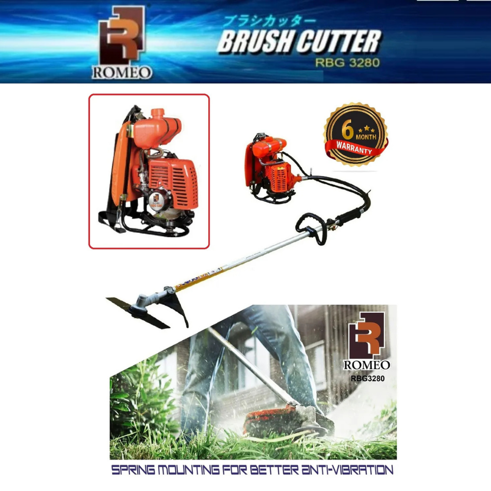 ecodamai-Romeo 30.8cc Gasoline Back-Pack Brush Cutter - Trimmer-2
